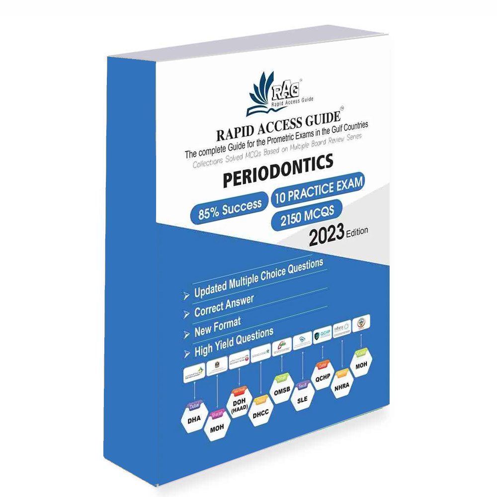 کتاب آزمون پرومتریک پریودونتیک Periodontics MCQ Book | Prometric Exam Questions – 2023